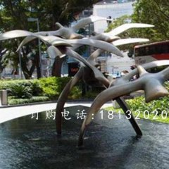 大雁銅雕，廣場(chǎng)大雁銅雕