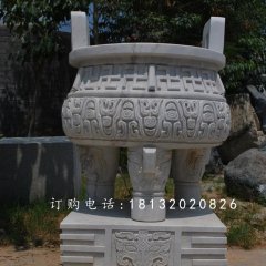 石頭香爐，青石香爐雕塑