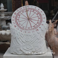 石頭日晷雕塑，石雕日晷，學(xué)校日晷雕塑