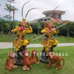 玻璃鋼孫悟空，仿真孫悟空雕塑
