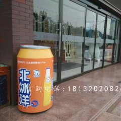 玻璃鋼易拉罐，仿真玻璃鋼雕塑