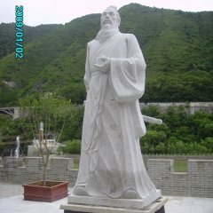 司馬懿石雕 ，廣場(chǎng)古人物雕塑