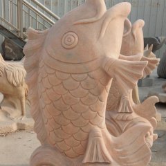 石雕魚(yú)，噴泉魚(yú)，公園石雕魚(yú)