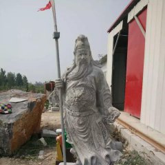 關(guān)公石雕，招財(cái)進(jìn)寶石雕，古代名人石雕