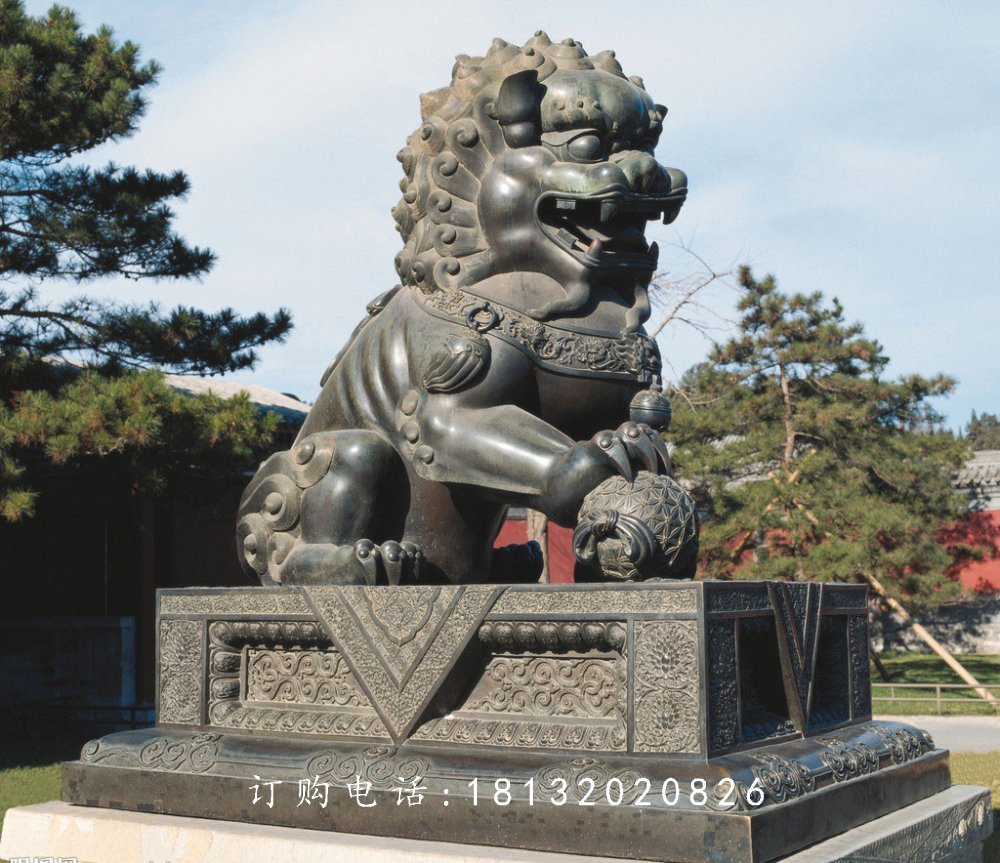 銅雕獅子，銅雕動(dòng)物雕塑