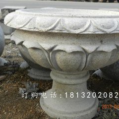 大理石花盆雕塑，公園景觀花盆