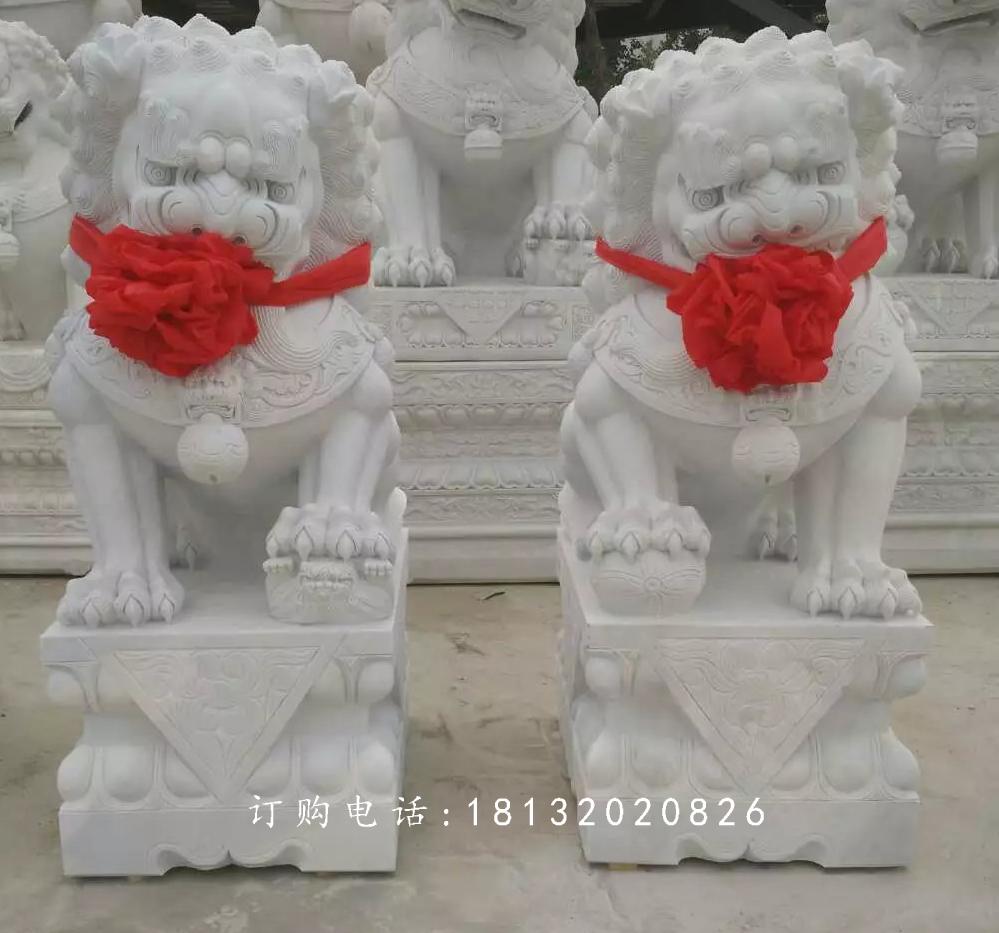 北京獅，漢白玉獅子雕塑