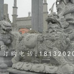 麒麟石雕，青石神獸石雕