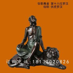 銅雕十八羅漢，寺廟銅佛像