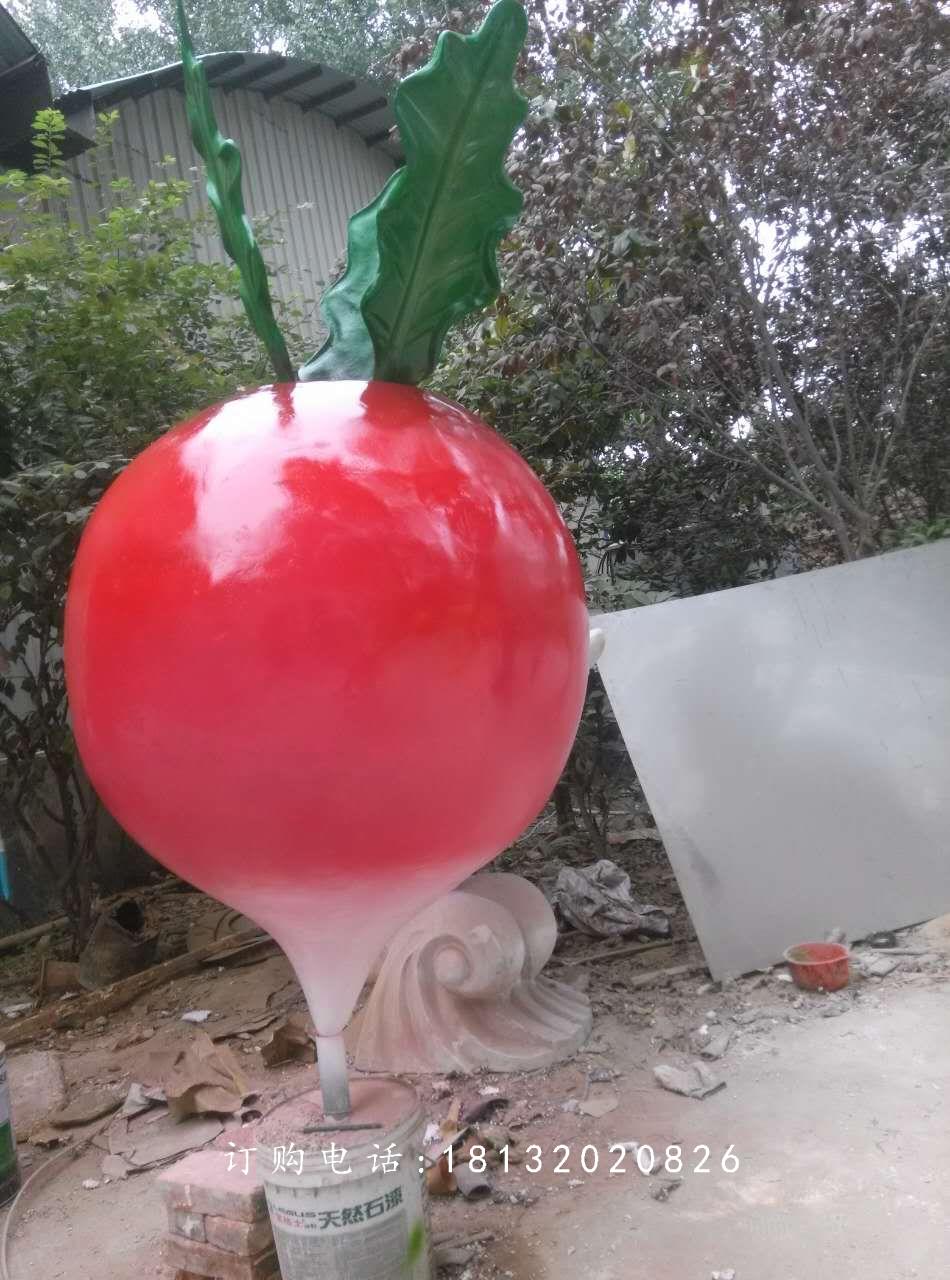 蔓菁雕塑,玻璃鋼蔬菜雕塑