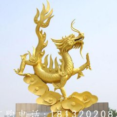 不銹鋼龍騰虎躍雕塑，廣場不銹鋼雕塑