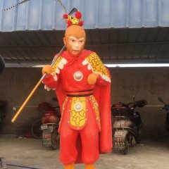 玻璃鋼西游記人物雕塑，孫悟空雕塑