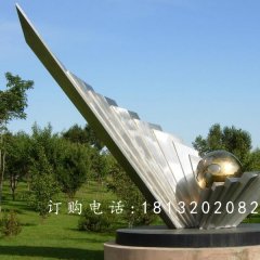 不銹鋼明珠雕塑，公園不銹鋼雕塑