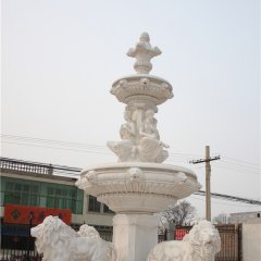 石雕噴泉，別墅區(qū)專(zhuān)用石頭噴泉雕塑