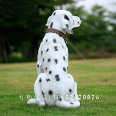 斑點狗雕塑，玻璃鋼仿真動物雕塑