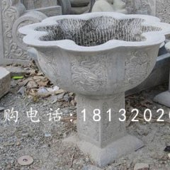 大理石花盆雕塑，花崗巖花盆