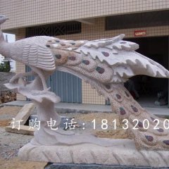 孔雀石雕，公園動物石雕