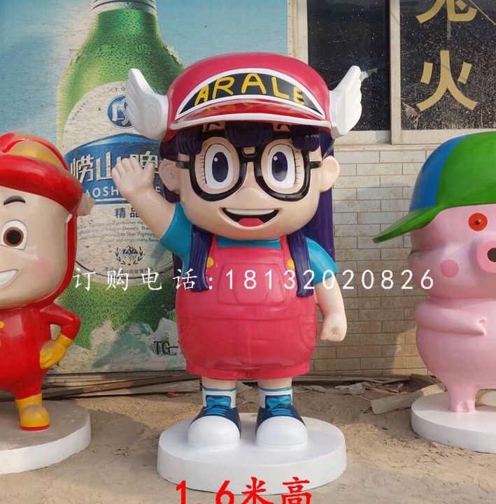 玻璃鋼卡通人物,阿拉蕾雕塑