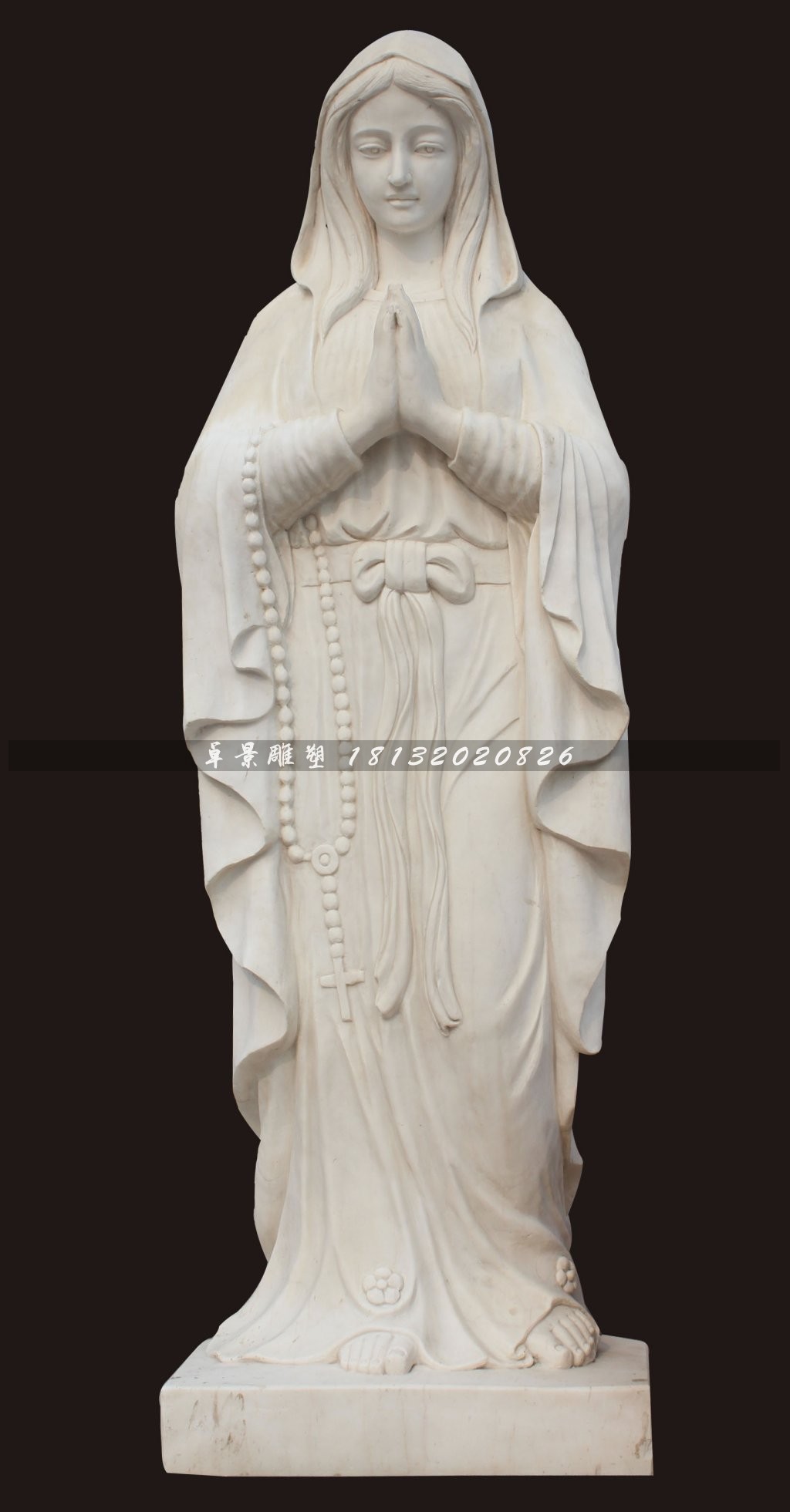石雕圣母,漢白玉圣母雕塑