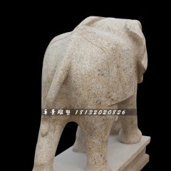 大象石雕，大理石大象雕塑，動物石雕