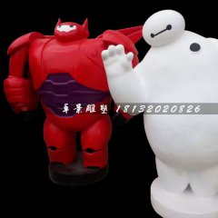 玻璃鋼大白，玻璃鋼電影角色雕塑