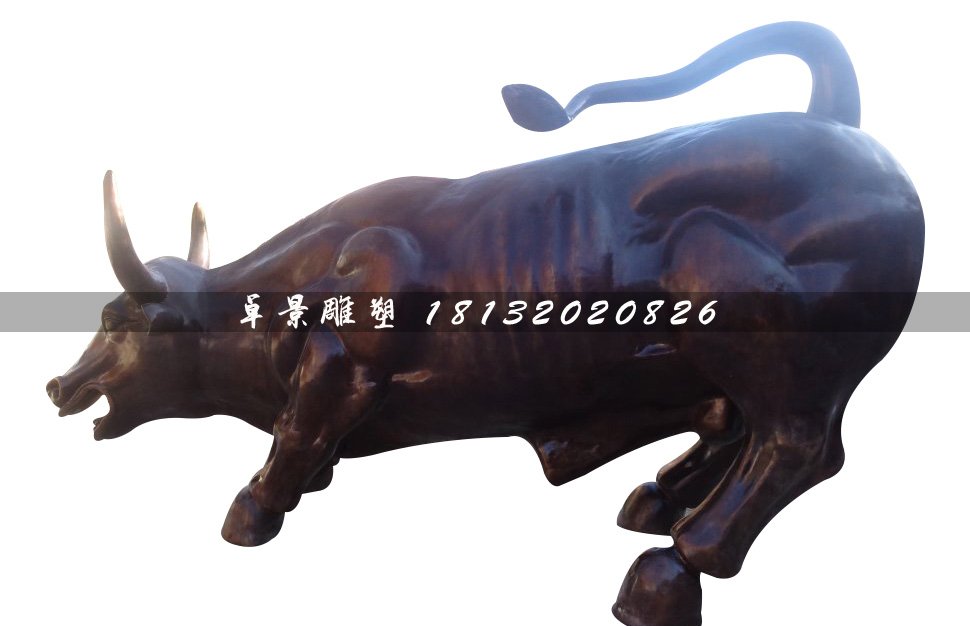 華爾街銅牛，廣場(chǎng)動(dòng)物銅雕 (2)
