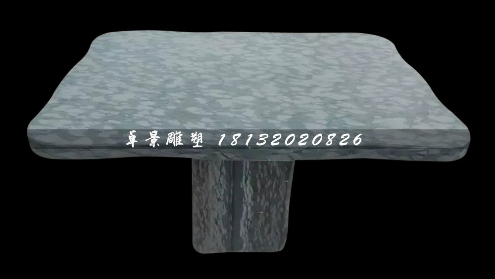 石雕方桌，大理石方桌雕塑
