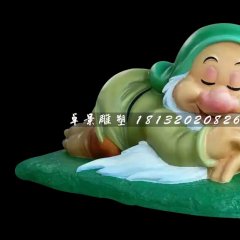 小矮人雕塑，玻璃鋼卡通雕塑
