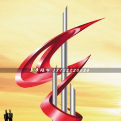 升騰雕塑，廣場(chǎng)不銹鋼景觀雕塑