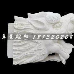 龍頭石雕，大理石噴水龍頭雕塑