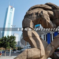 搏擊者石雕，廣場景觀石雕
