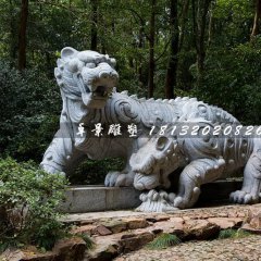 母子虎石雕，公園動(dòng)物石雕