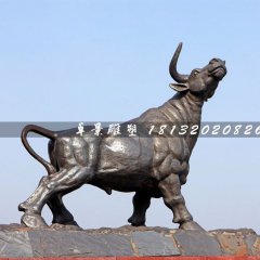 銅牛雕塑，廣場(chǎng)動(dòng)物銅雕