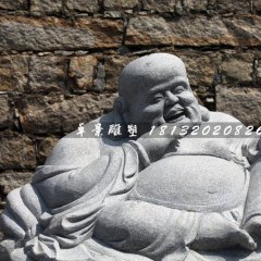 大肚彌勒佛石雕，公園坐式佛像石雕