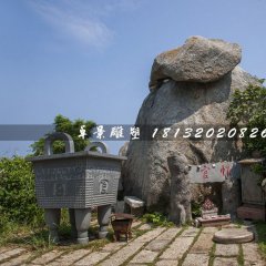 四腳銅鼎，仿古銅鼎雕塑