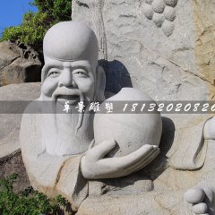 老壽星石雕，大理石神仙雕塑