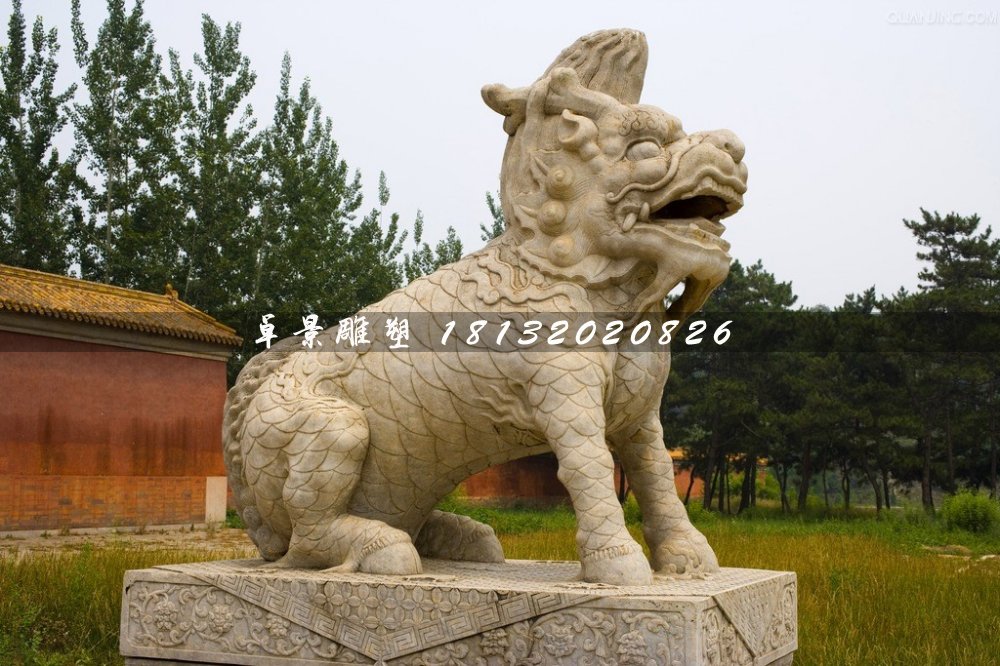 麒麟石雕,古代神獸石雕