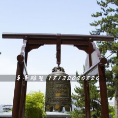 銅鐘，黃銅鐘，廣場銅鐘雕塑
