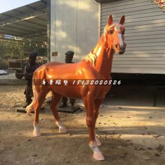 玻璃鋼馬雕塑，動物雕塑