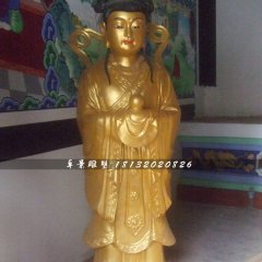 龍女銅雕，寺廟神仙銅雕