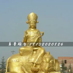 普賢菩薩雕塑，大型佛像銅雕