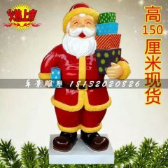 圣誕老人雕塑，玻璃鋼卡通雕塑