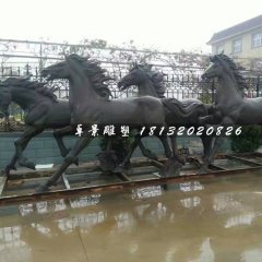 奔馬銅雕，公園動(dòng)物銅雕