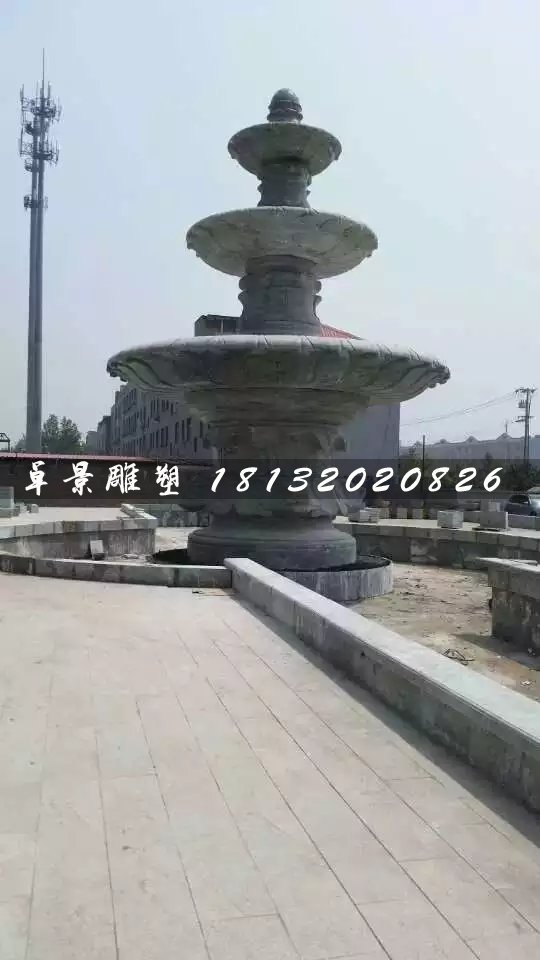 大型石噴泉,青石噴泉雕塑 (1)