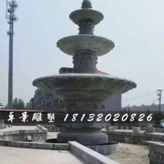 大型石噴泉，青石噴泉雕塑