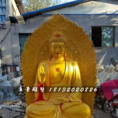 釋迦牟尼佛雕塑，玻璃鋼佛像
