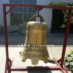 風調(diào)雨順銅雕，鑄銅鐘