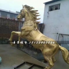 立馬銅雕，廣場(chǎng)銅馬雕塑
