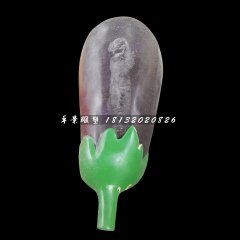 仿真茄子雕塑，玻璃鋼蔬菜