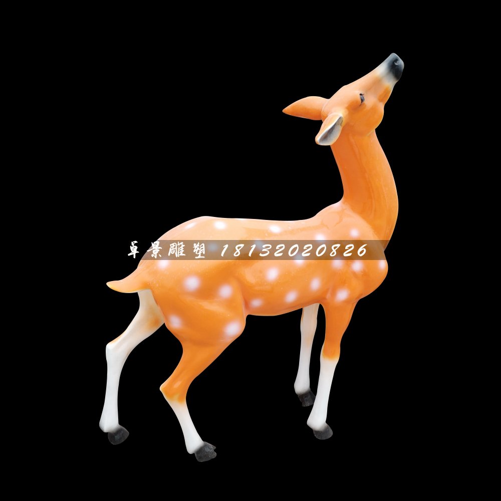 梅花鹿雕塑,玻璃鋼動(dòng)物雕塑